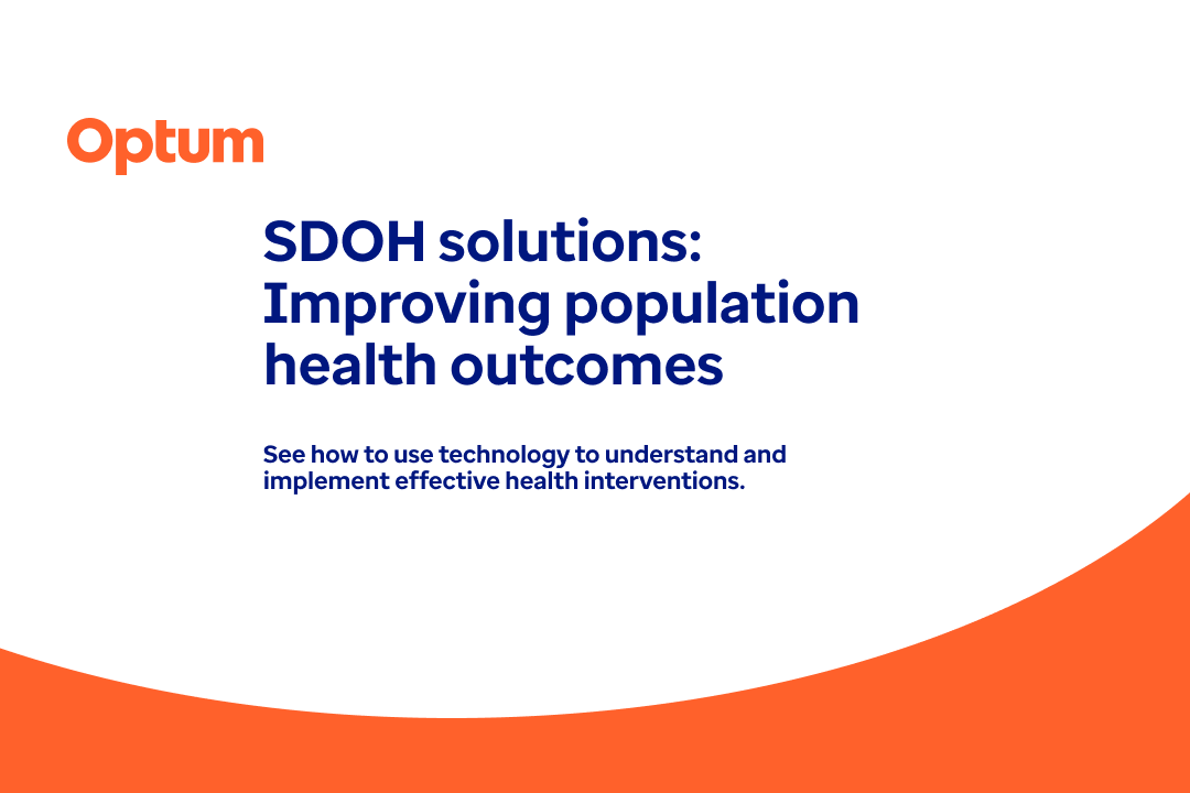 SDOH Solutions: Improving Population Health Outcomes 